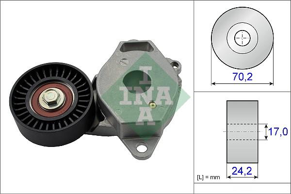 INA 534 0409 10 - Натажитель поликлинового ремня DAIHATSU CHARADE VIII TOYOTA AURIS, COROLLA, URBAN CRUISER, YARIS 1.3 autosila-amz.com