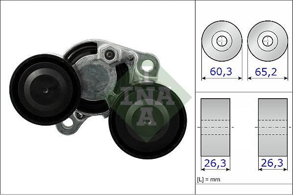 INA 534 0482 10 - Натяжитель, поликлиновый ремень autosila-amz.com