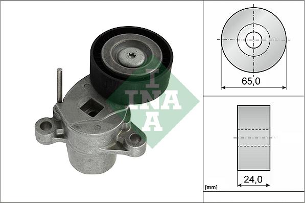 INA 534 0507 10 - Натажитель поликлинового ремня FORD B-MAX, C-MAX II, ECOSPORT, FIESTA VI, FIESTA VII, FOCUS III, GRA autosila-amz.com