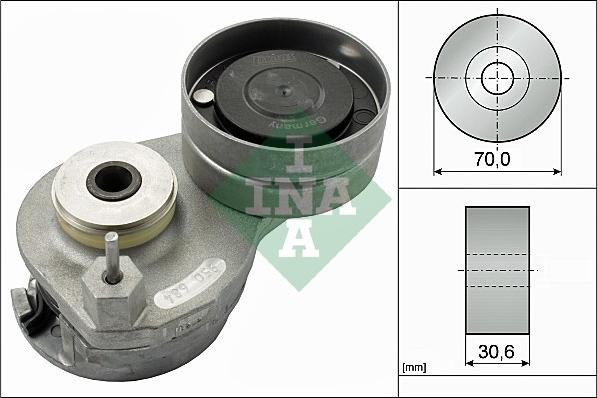 INA 534 0588 10 - Натяжитель, поликлиновый ремень autosila-amz.com