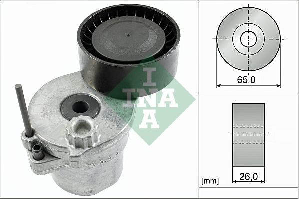 INA 534 0570 10 - Натяжитель, поликлиновый ремень autosila-amz.com