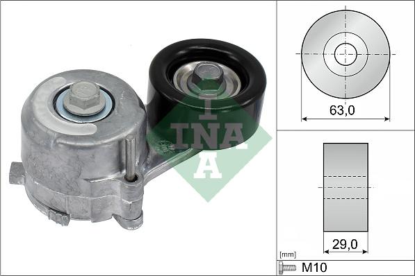 INA 534 0650 10 - Натяжитель, поликлиновый ремень autosila-amz.com