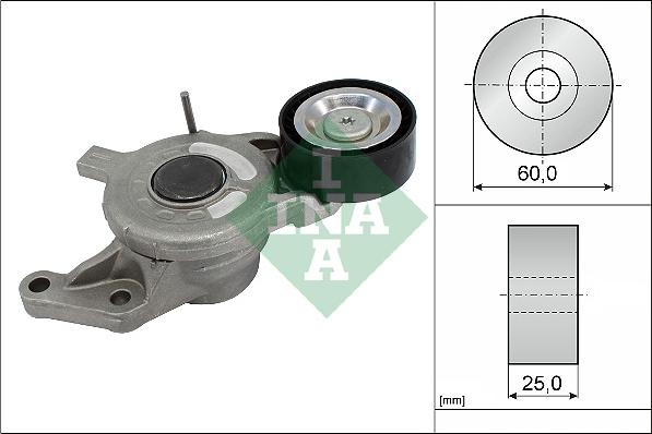 INA 534 0657 10 - Натяжитель, поликлиновый ремень autosila-amz.com