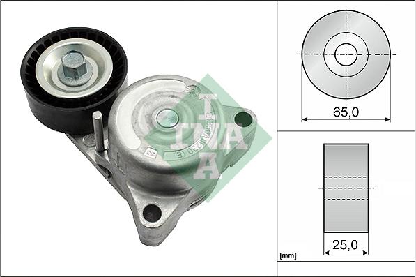 INA 534 0638 10 - Натяжитель, поликлиновый ремень autosila-amz.com