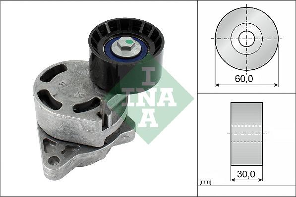 INA 534 0181 10 - Натяжитель, поликлиновый ремень autosila-amz.com