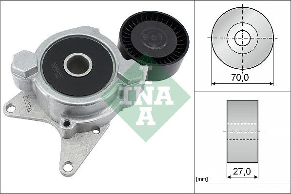 INA 534 0174 10 - Натяжитель, поликлиновый ремень autosila-amz.com