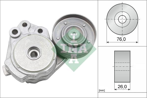 INA 534 0374 10 - Натяжитель, поликлиновый ремень autosila-amz.com