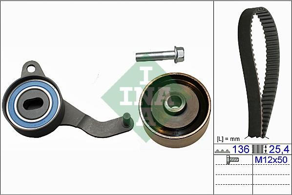 INA 530 0047 10 - Комплект зубчатого ремня ГРМ autosila-amz.com