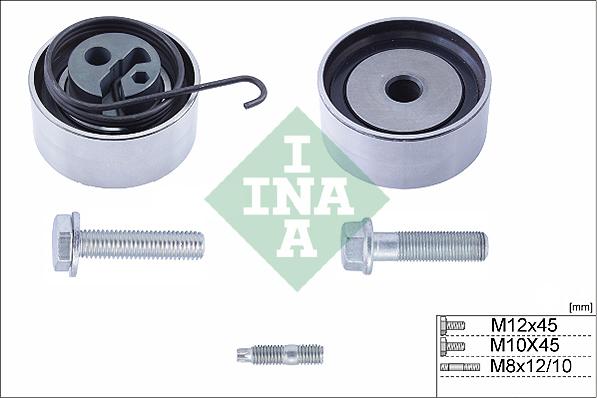 INA 530 0338 09 - Комплект роликов, зубчатый ремень ГРМ autosila-amz.com