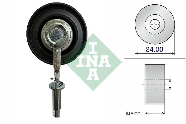 INA 531 0960 10 - Ролик натяжителя, клиновой ремень autosila-amz.com