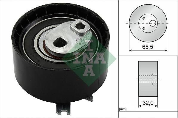 INA 531 0409 30 - Натяжной ролик, зубчатый ремень ГРМ autosila-amz.com