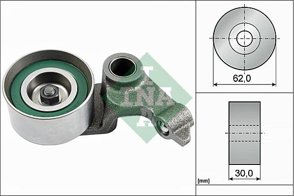 INA 531 0643 20 - Натяжной ролик, зубчатый ремень ГРМ autosila-amz.com