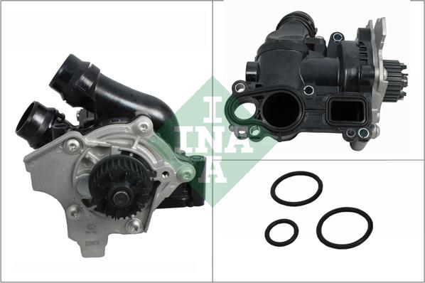 INA 538 0362 10 - помпа! с корпусом\ Audi A4, VW Beetle/Jetta/Amarok, Seat Alhambra 2.0TSI/TFSI 08> autosila-amz.com