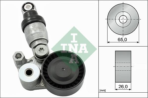 INA 533 0129 10 - Натяжитель, поликлиновый ремень autosila-amz.com