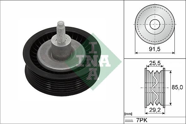 INA 532 0909 10 - Ролик, поликлиновый ремень autosila-amz.com