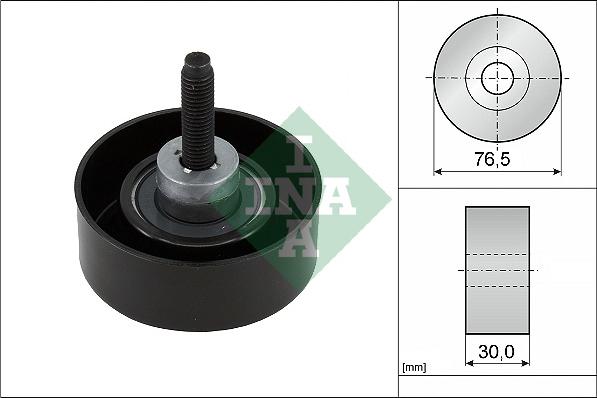 INA 532 0458 10 - Ролик, поликлиновый ремень autosila-amz.com