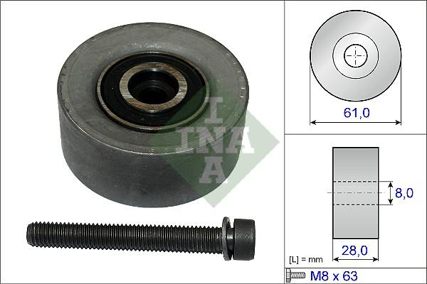 INA 532 0472 10 - Направляющий ролик, зубчатый ремень ГРМ autosila-amz.com