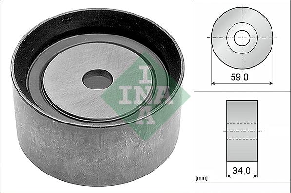 INA 532 0586 10 - Направляющий ролик, зубчатый ремень ГРМ autosila-amz.com