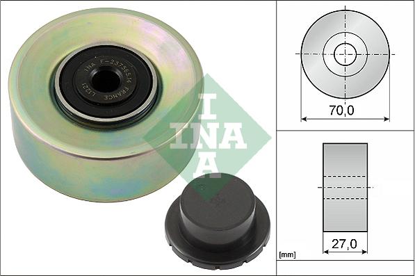 INA 532 0579 10 - ролик обводной ремня НО!\ Hyundai Genesis/Sonata 3.3 08> autosila-amz.com