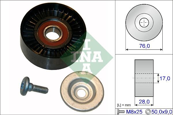 INA 532 0648 10 - Ролик, поликлиновый ремень autosila-amz.com