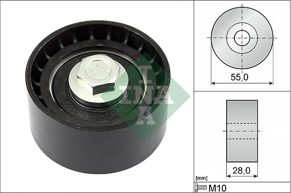 INA 532 0604 10 - Направляющий ролик, зубчатый ремень ГРМ autosila-amz.com