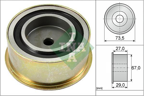 INA 532 0035 10 - Направляющий ролик, зубчатый ремень ГРМ autosila-amz.com