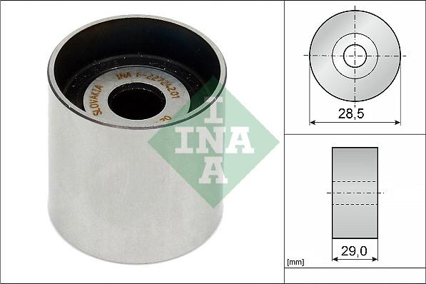 INA 532 0161 10 - Направляющий ролик, зубчатый ремень ГРМ autosila-amz.com