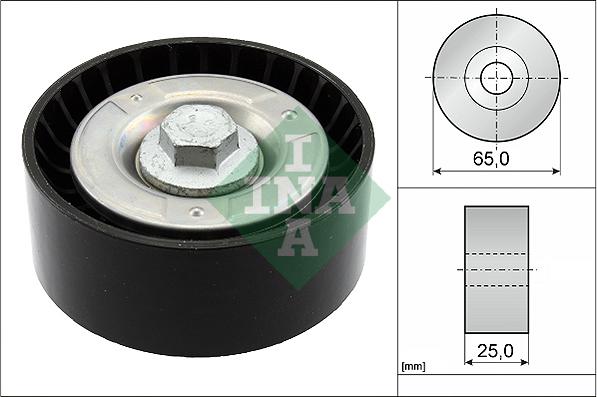 INA 532 0855 10 - Ролик, поликлиновый ремень autosila-amz.com