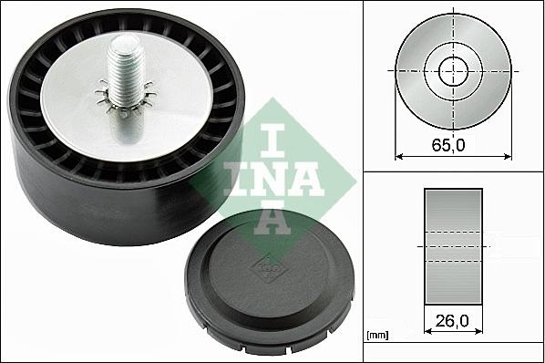 INA 532 0802 10 - Ролик, поликлиновый ремень autosila-amz.com