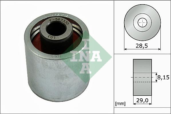 INA 532 0310 10 - Направляющий ролик, зубчатый ремень ГРМ autosila-amz.com
