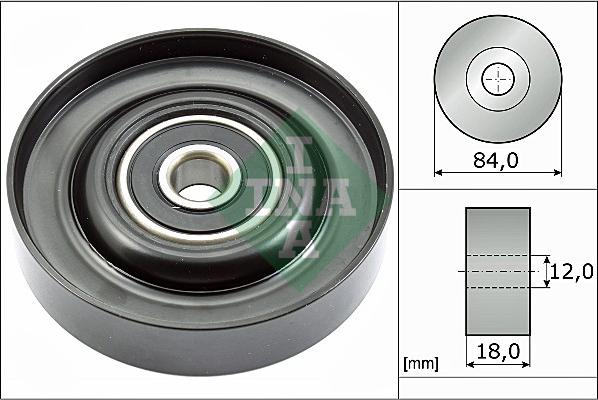 INA 532 0785 10 - Ролик, поликлиновый ремень autosila-amz.com