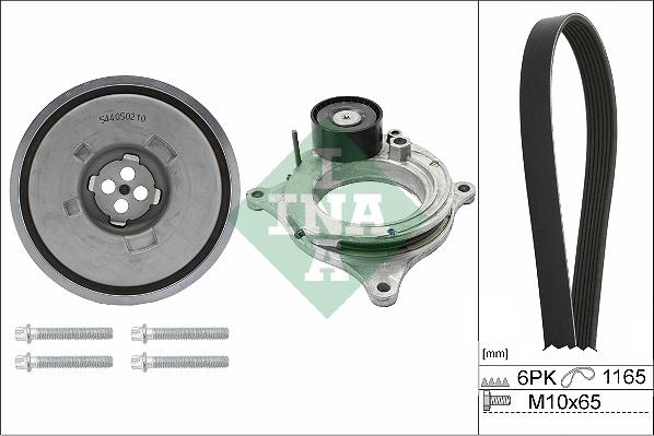 INA 529 0488 20 - Поликлиновый ременный комплект autosila-amz.com