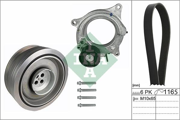 INA 529 0197 10 - Поликлиновый ременный комплект autosila-amz.com