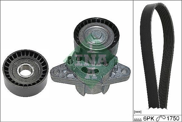 INA 529 0164 10 - Поликлиновый ременный комплект autosila-amz.com