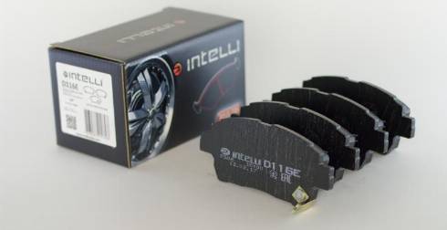 Intelli D116E - Колодки тормозные дисковые /комплект 4 шт/ autosila-amz.com