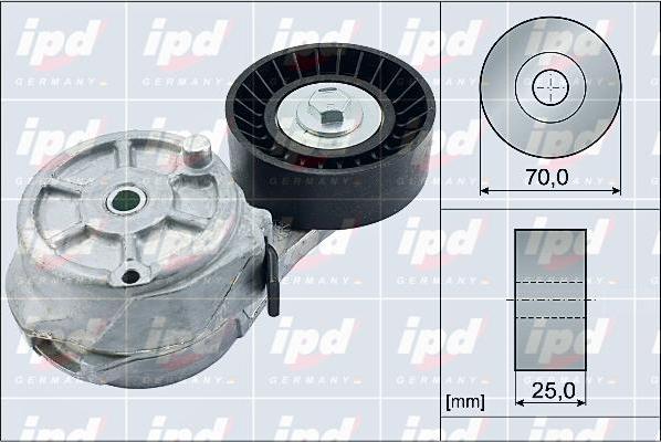 IPD 15-4093 - Натяжитель, поликлиновый ремень autosila-amz.com