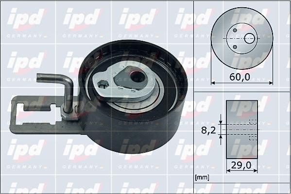 IPD 15-4145 - Натяжной ролик, зубчатый ремень ГРМ autosila-amz.com