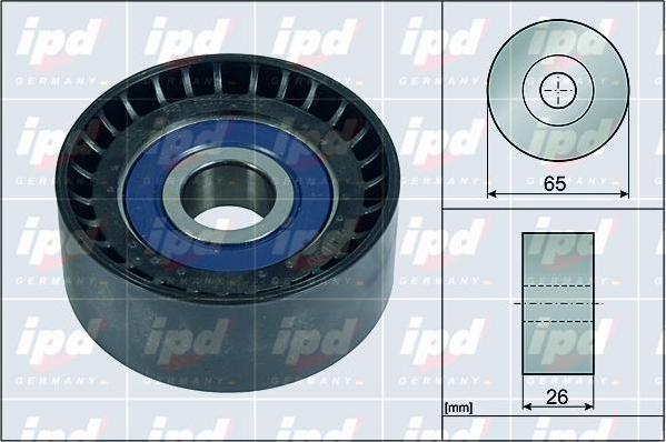 IPD 15-4109 - Ролик, поликлиновый ремень autosila-amz.com