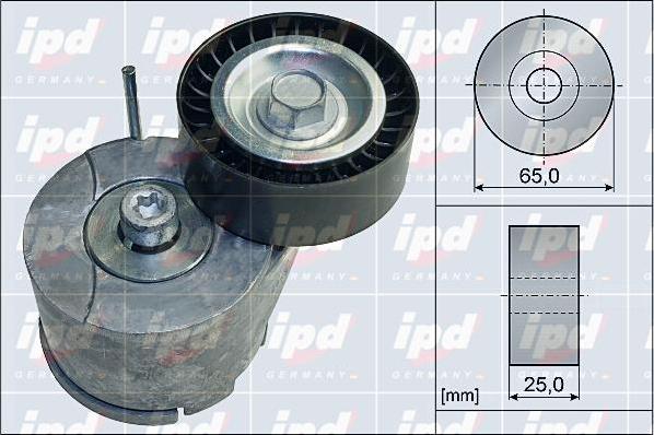 IPD 15-4119 - Натяжитель, поликлиновый ремень autosila-amz.com