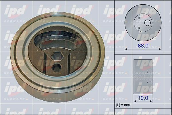 IPD 15-3989 - Ролик, поликлиновый ремень autosila-amz.com