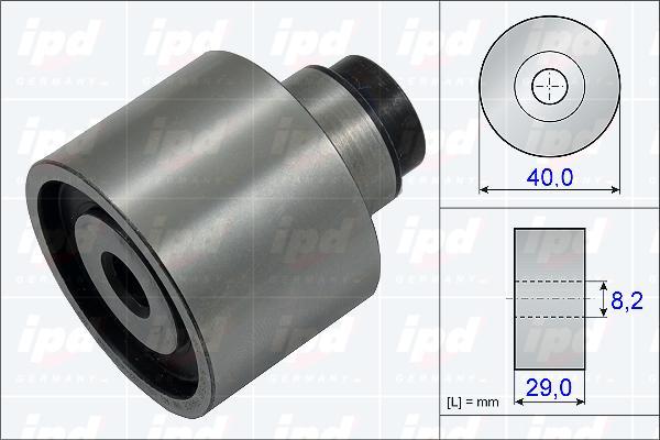 IPD 15-3802 - Направляющий ролик, зубчатый ремень ГРМ autosila-amz.com