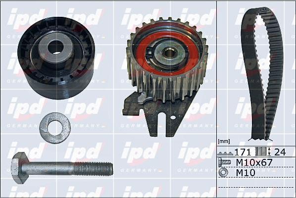 IPD 20-1909 - Комплект зубчатого ремня ГРМ autosila-amz.com