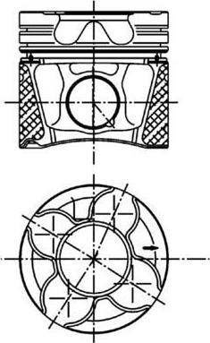 IPSA PI006600 - Поршень autosila-amz.com