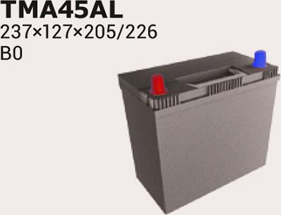 IPSA TMA45AL - Стартерная аккумуляторная батарея, АКБ autosila-amz.com