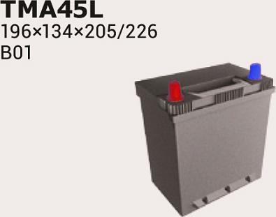 IPSA TMA45L - аккумуляторная батарея рус autosila-amz.com