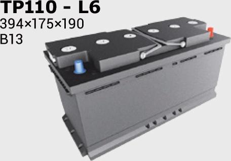 IPSA TP110 - Стартерная аккумуляторная батарея, АКБ autosila-amz.com