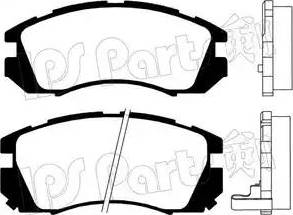 IPS Parts IBD-1705 - Тормозные колодки, дисковые, комплект autosila-amz.com