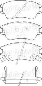 IPS Parts IBD-1H15 - Тормозные колодки, дисковые, комплект autosila-amz.com