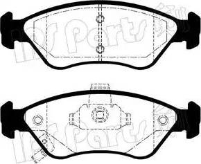 IPS Parts IBD-1K02 - Тормозные колодки, дисковые, комплект autosila-amz.com