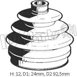 IPS Parts IBK-10009 - Пыльник, приводной вал autosila-amz.com